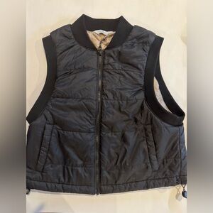 Alpine Design Pure Black Women’s Shortie EcoTrail Quilted Vest, M